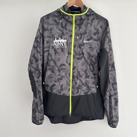 Nike Jacket Mens Medium Pro Elite Track Club NJ NY Running Olympic Trail Rare - Picture 1 of 10